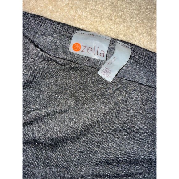 Zella Grey DK Charcoal Heather skirt leggings - Picture 3 of 5